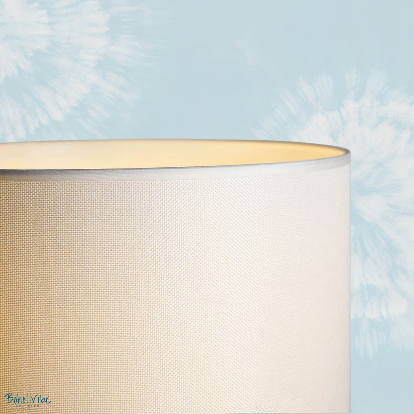 Boho ↡↟ Vibe Collection ↠ Vintage Ceramic Green and White Table Lamp ↡