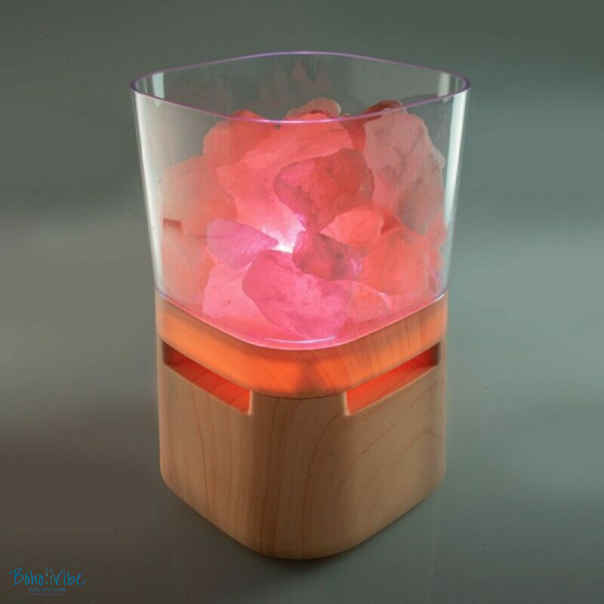 Boho ↡↟ Vibe Collection ↠ Himalayan Salt Lamp Speaker Light ↡