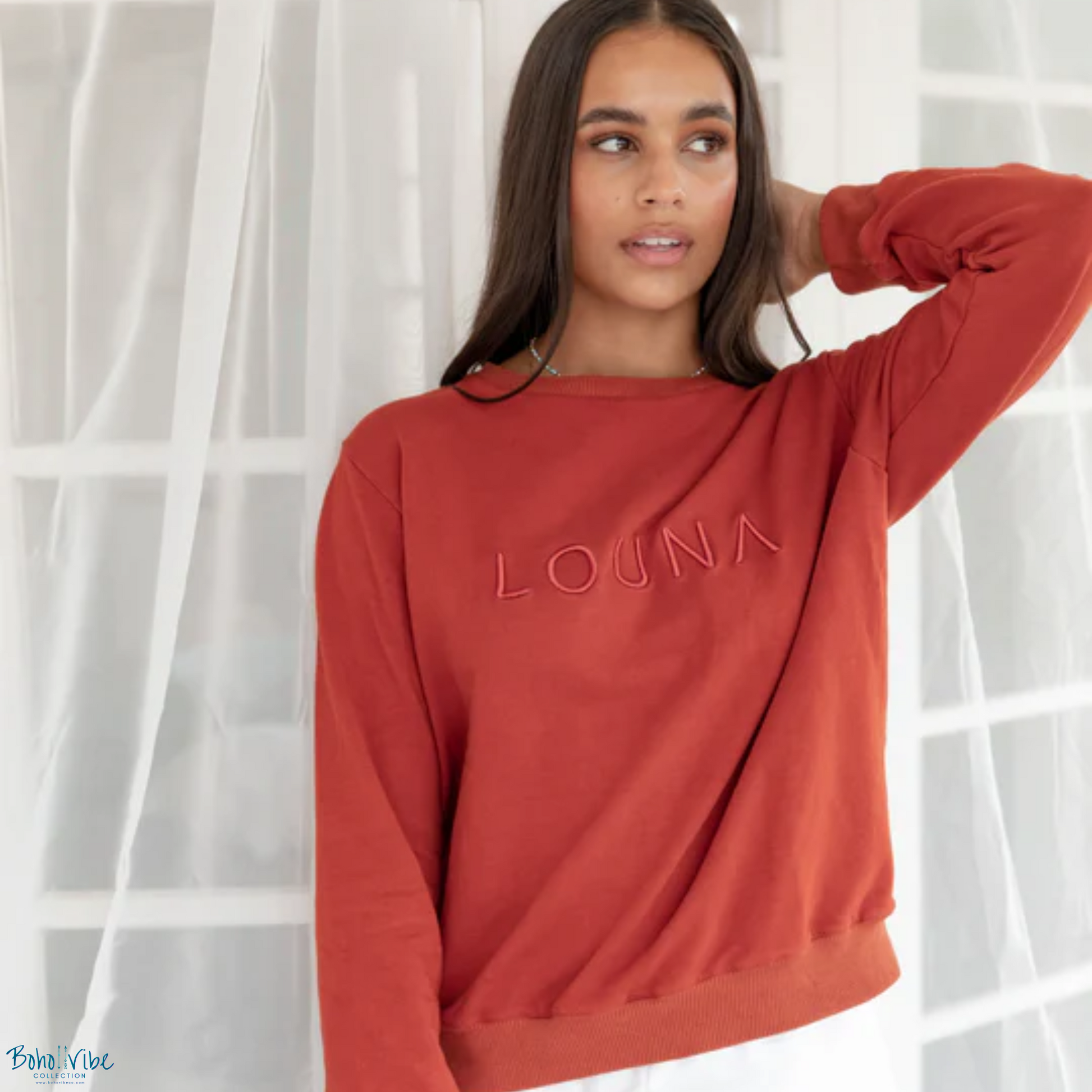 Boho ↡↟ Vibe Collection ↠ Bamboo Fleece Blend Cozy Jumper - The Essential Jumper ↡