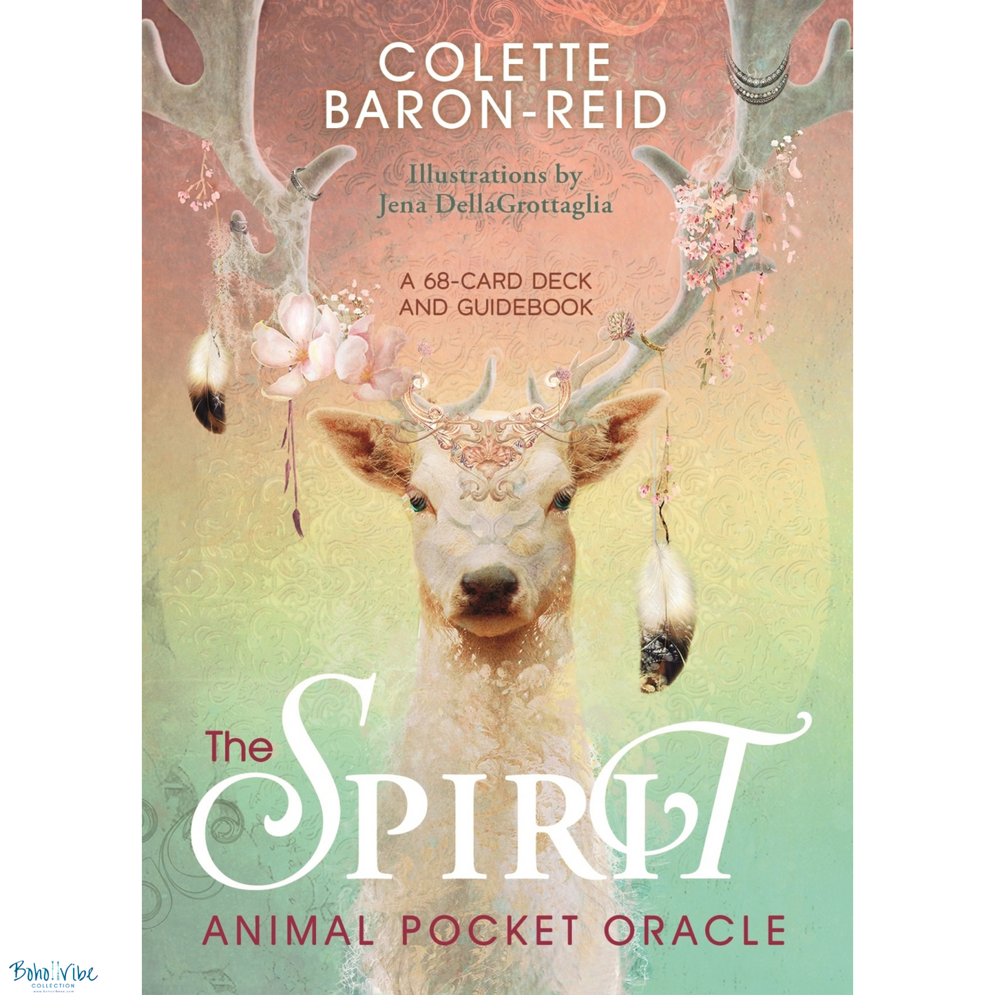 Boho ↡↟ Vibe Collection ↠ Spirit Animal Pocket Oracle Travel Size Deck & Guidebook 