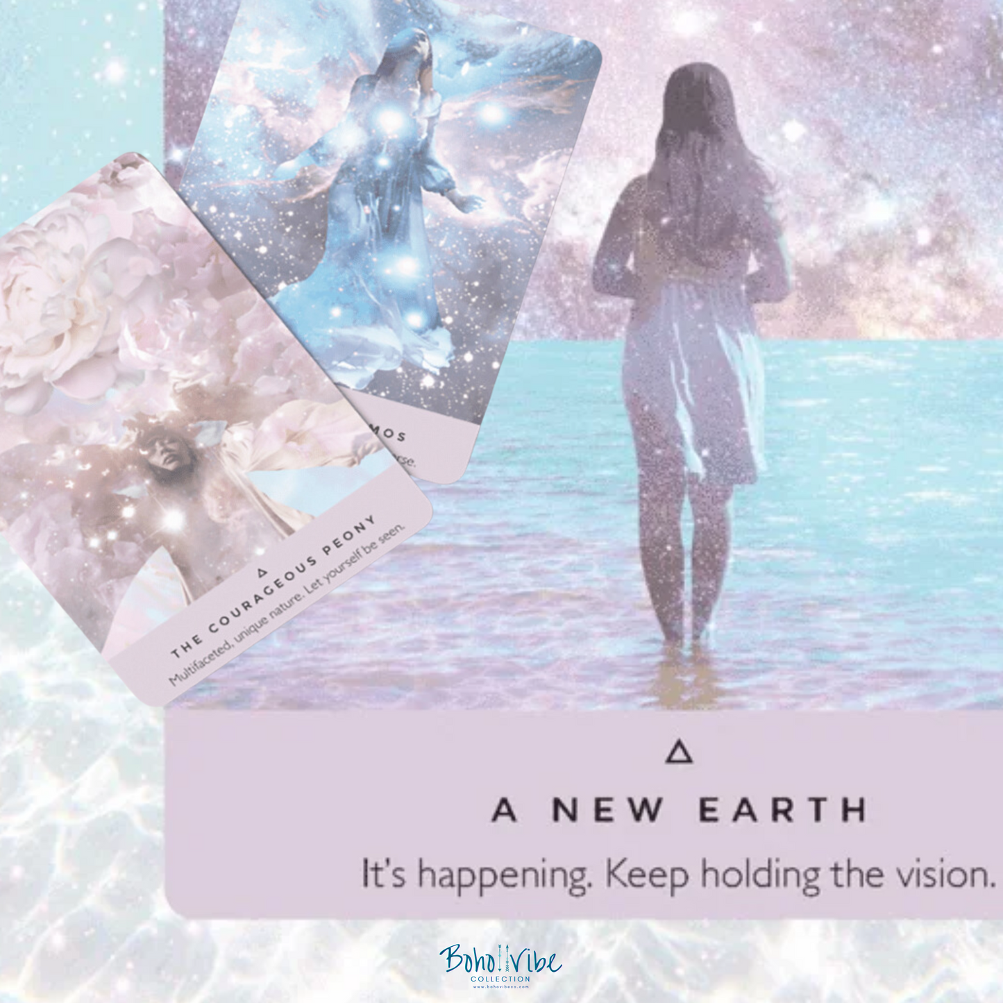 Boho ↡↟ Vibe Collection ↠ The Starseed Oracle Cards and Guidebook